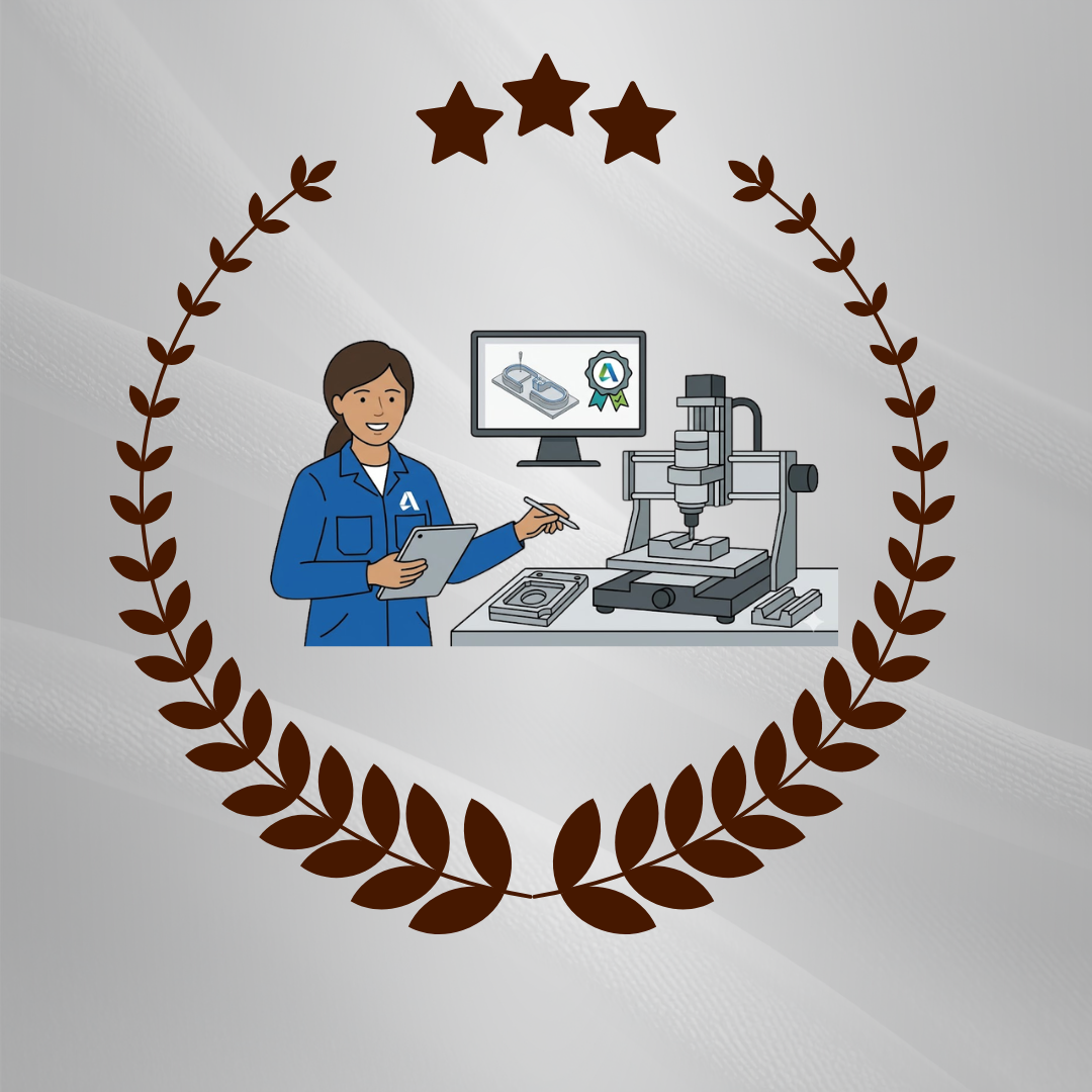 Engineer class + Autodesk Certified Associate: CAM for 2.5-Axis Milling with Autodesk Fusion