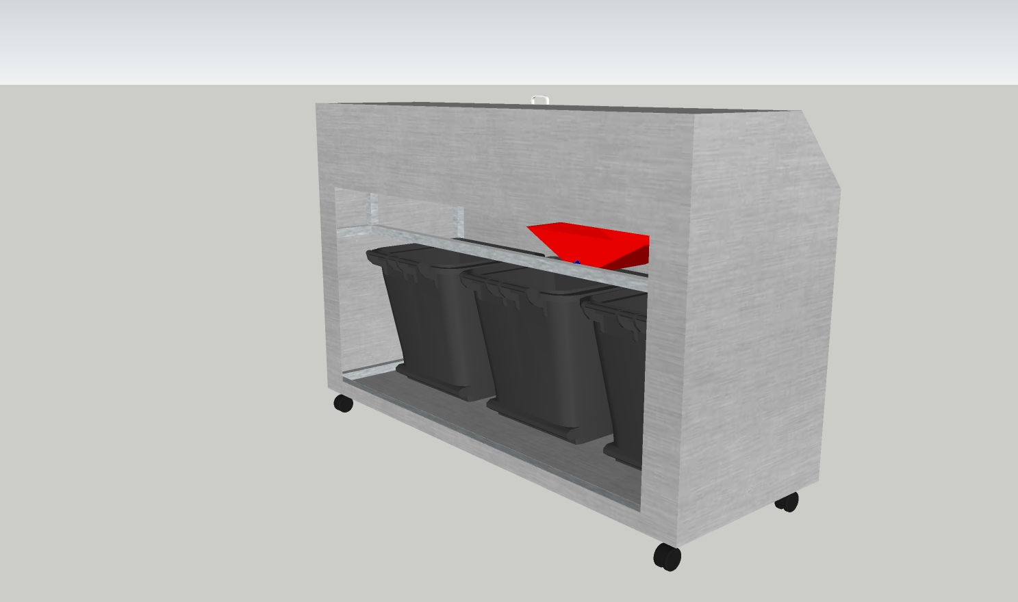 Perancangan 3D Tong Sampah Pintar (Smart Bin) slide 3