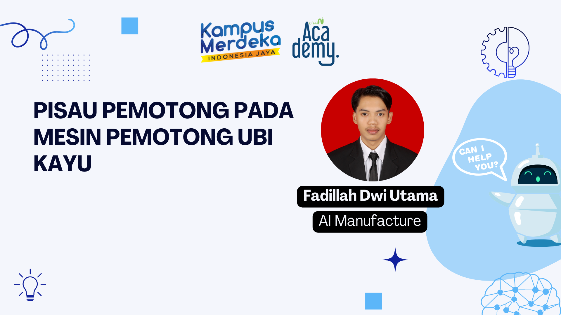 Perancangan Pisau Pemotong Mesin Pemotong Ubi Kayu slide 1