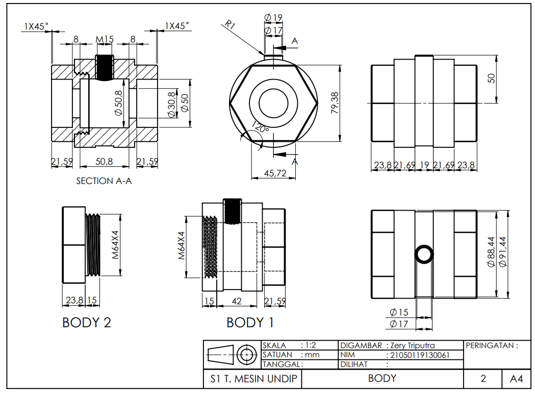 Gambar Teknik Mesin dan CAD slide 2