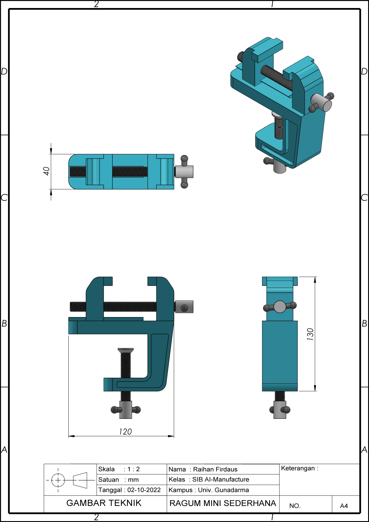 Ragum Mini Sederhana slide 2