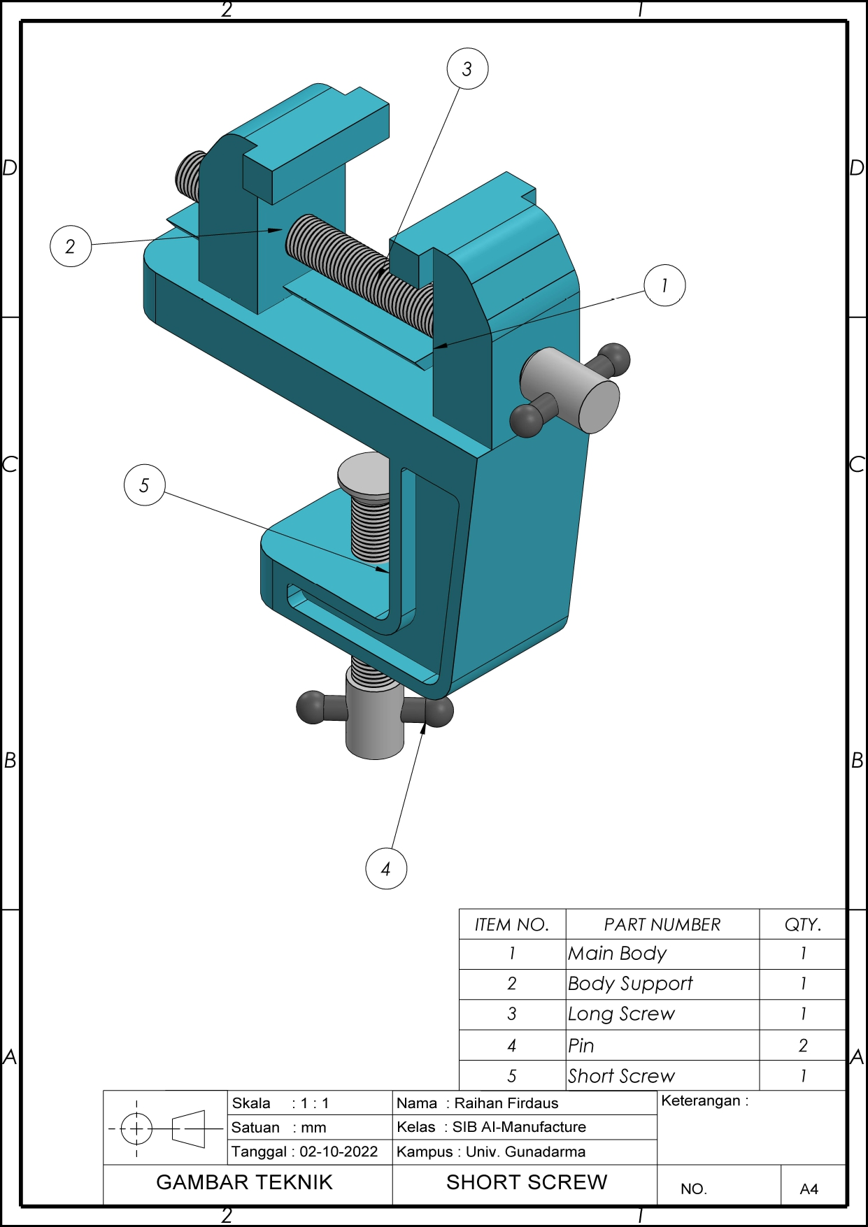 Ragum Mini Sederhana slide 1