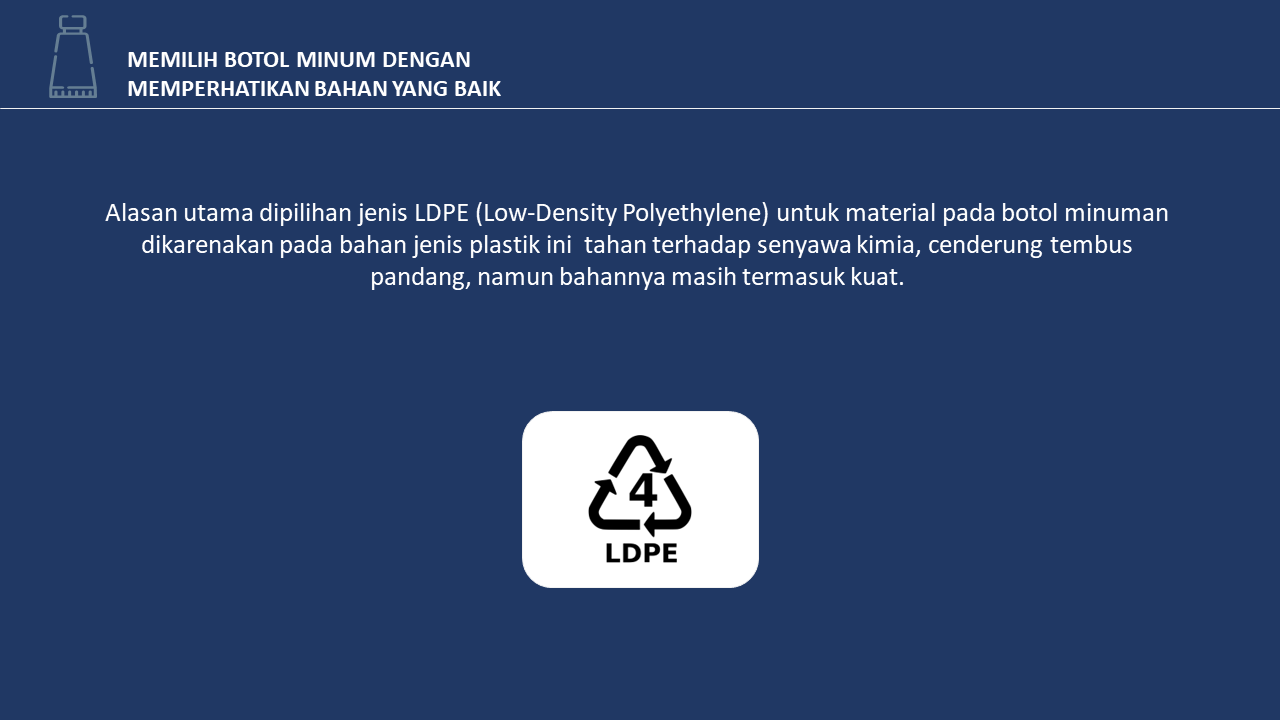 PEMBUATAN BOTOL MINUM  DENGAN LDPE  slide 2