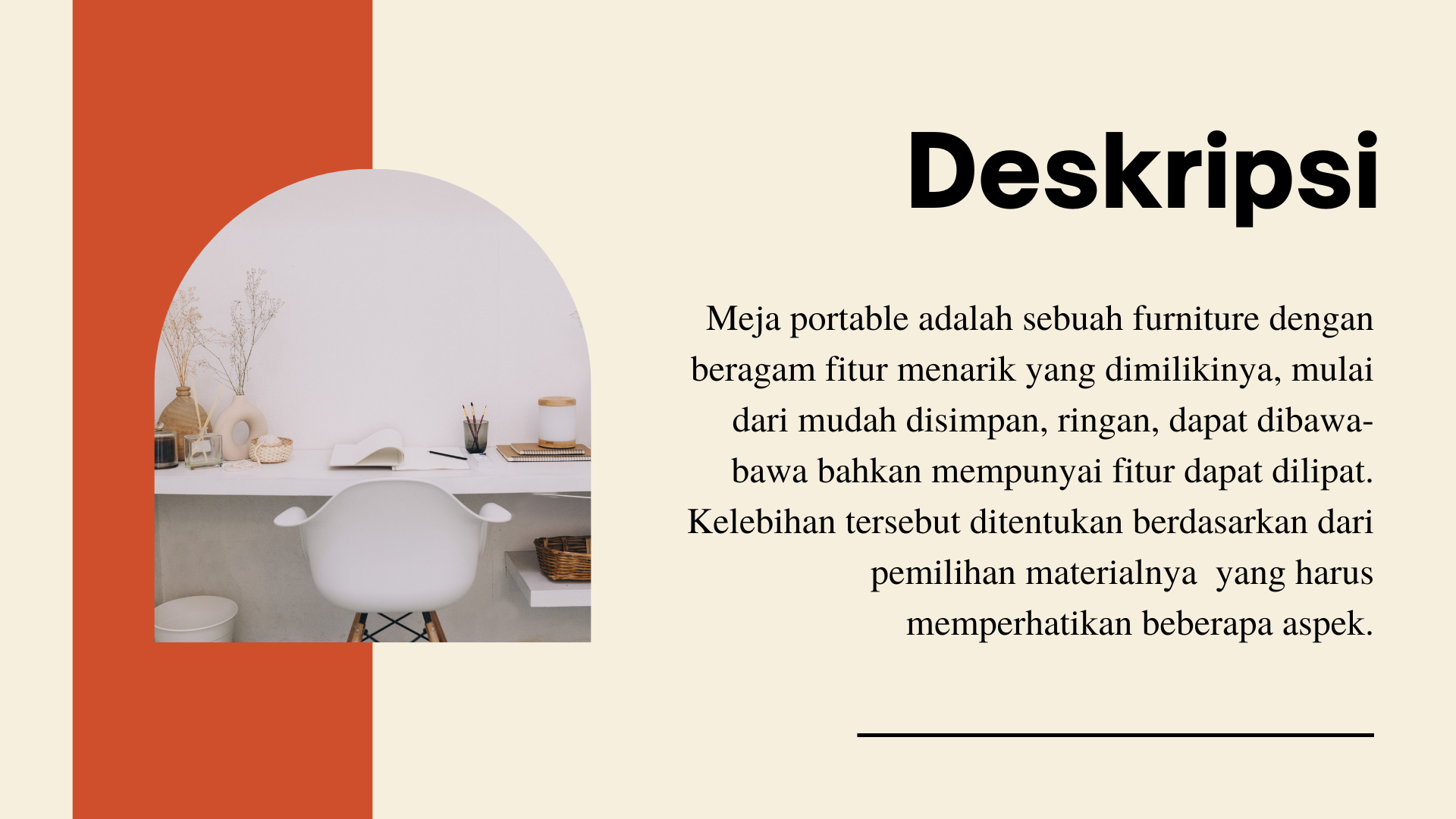 Pemilihan Material Meja Portable slide 2