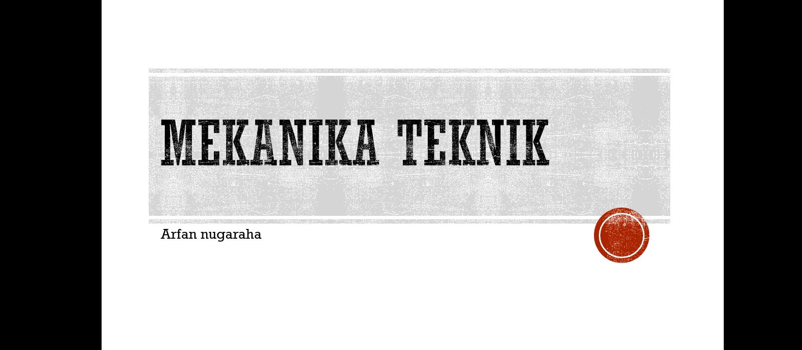 Mekanika slide 1