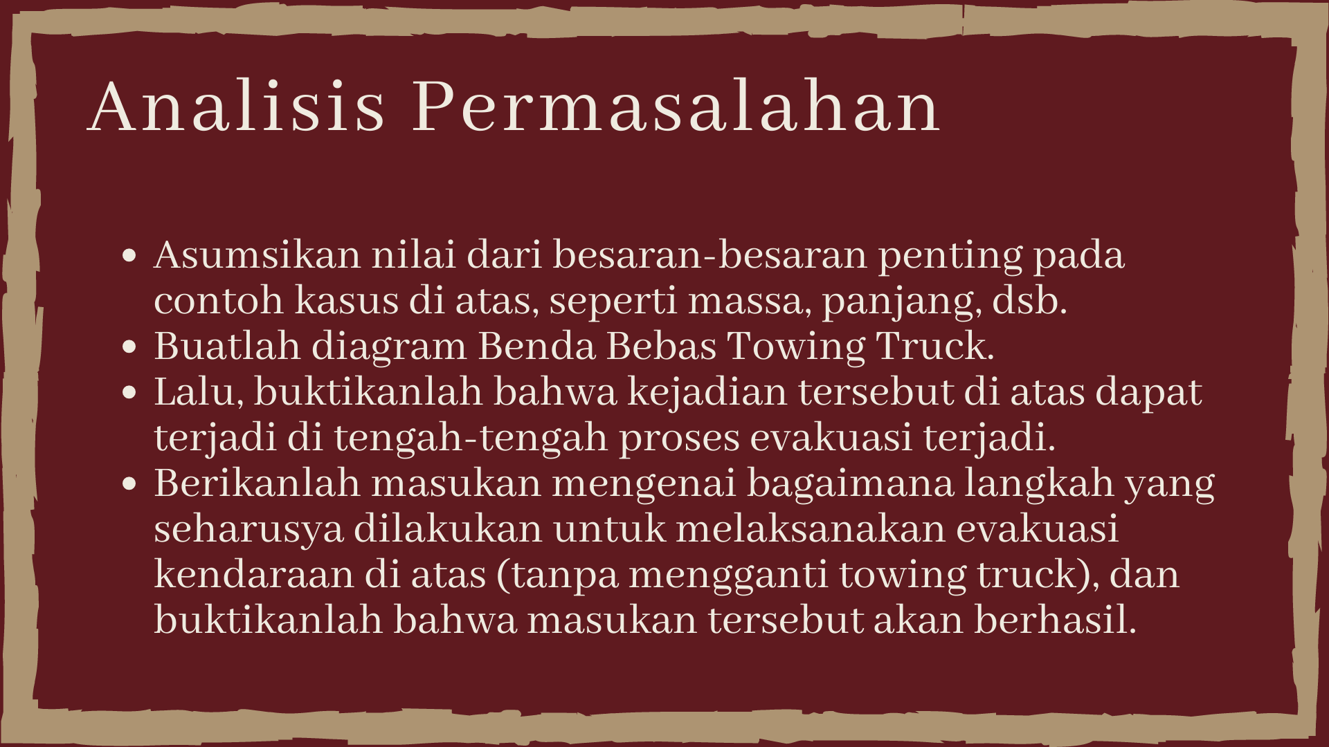 Kesetimbangan Pada Towing Truck slide 2