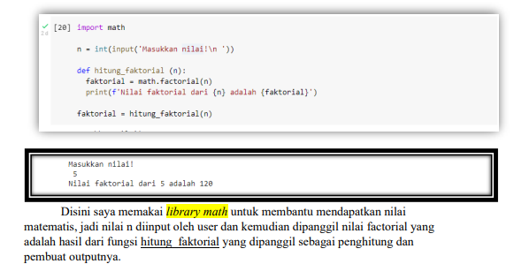 Faktorial & Faktorisasi dengan Python slide 2