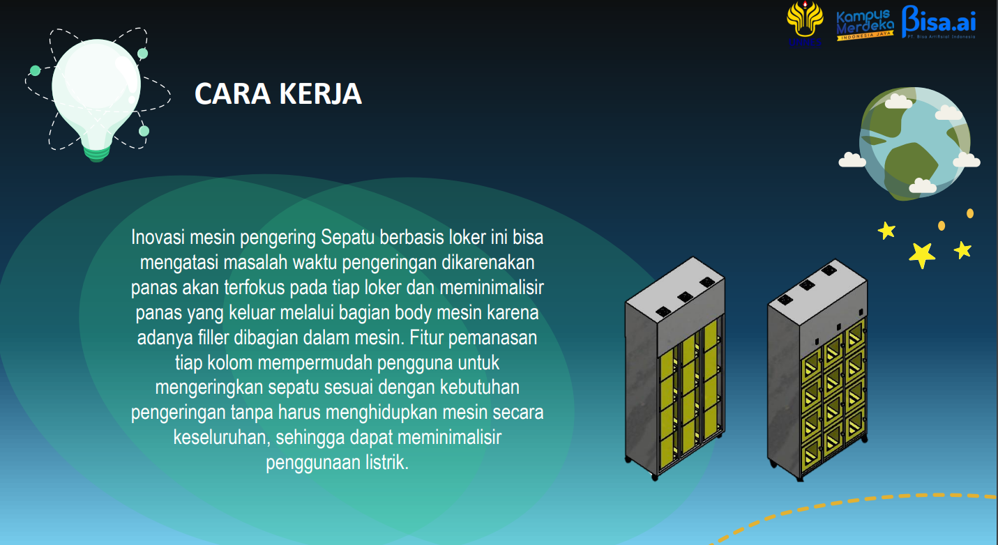 AUTOCAD - DESAIN PRODUK ALAT PENGERING SEPATU slide 2