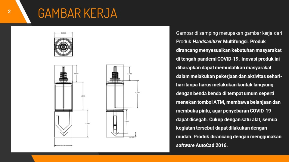 Perancangan Handsanitizer Multifungsi slide 2