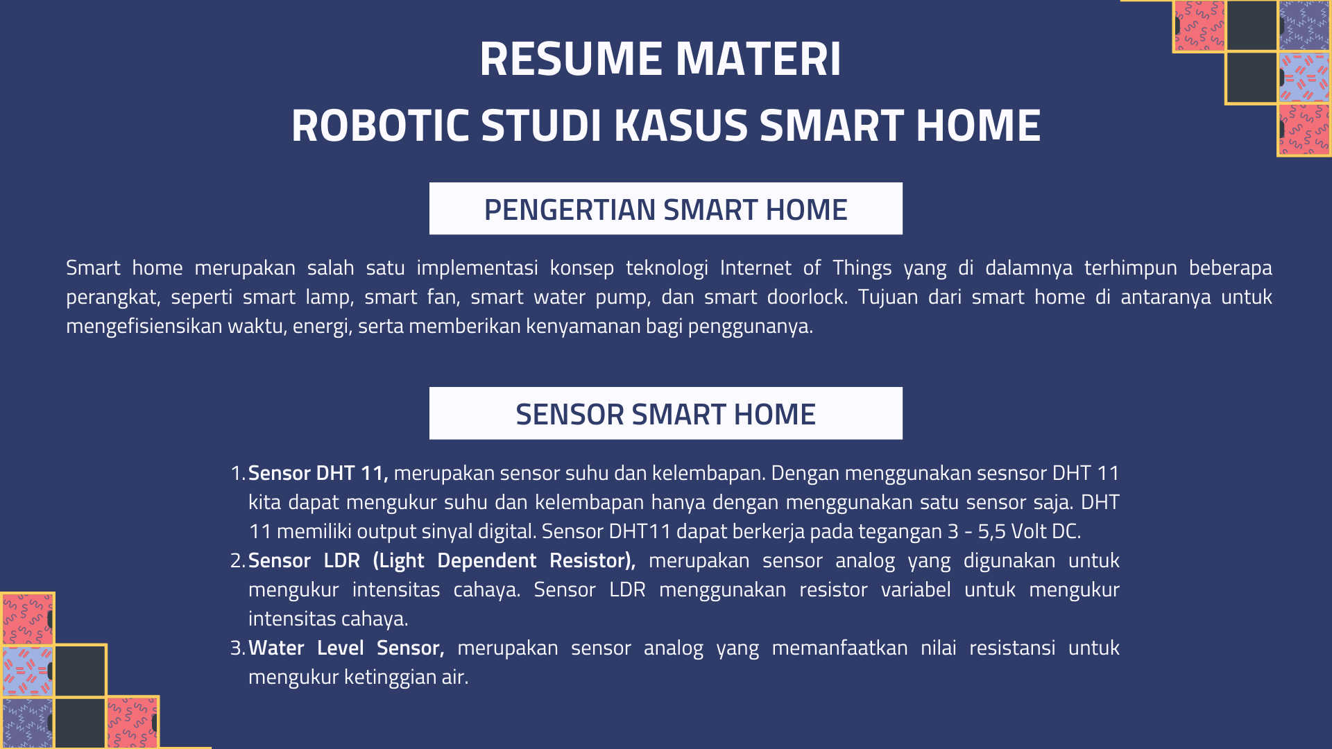 RESUME MATERI SMART HOME slide 1
