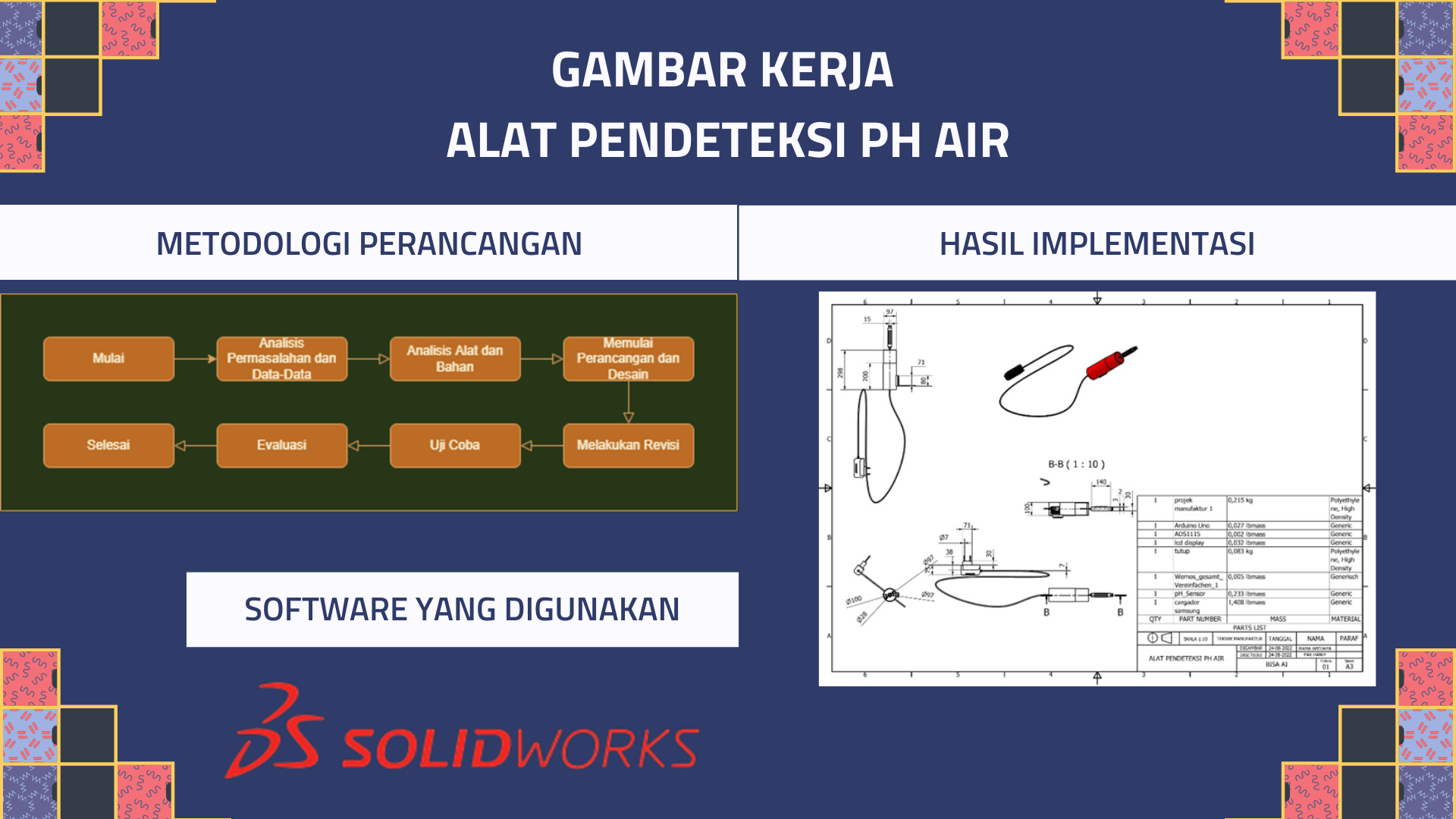 GAMBAR KERJA ALAT PENDETEKSI PH AIR slide 3