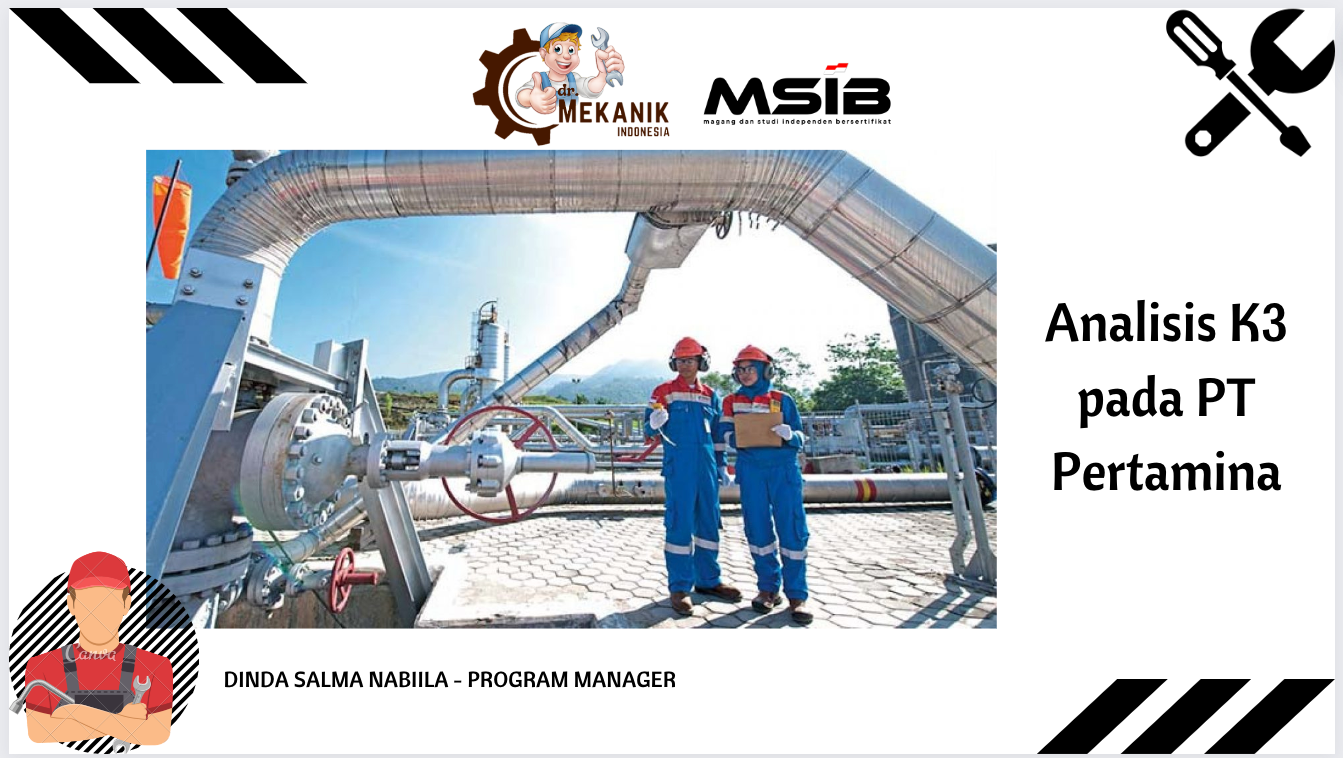 Analisis K3 pada PT Pertamina slide 1