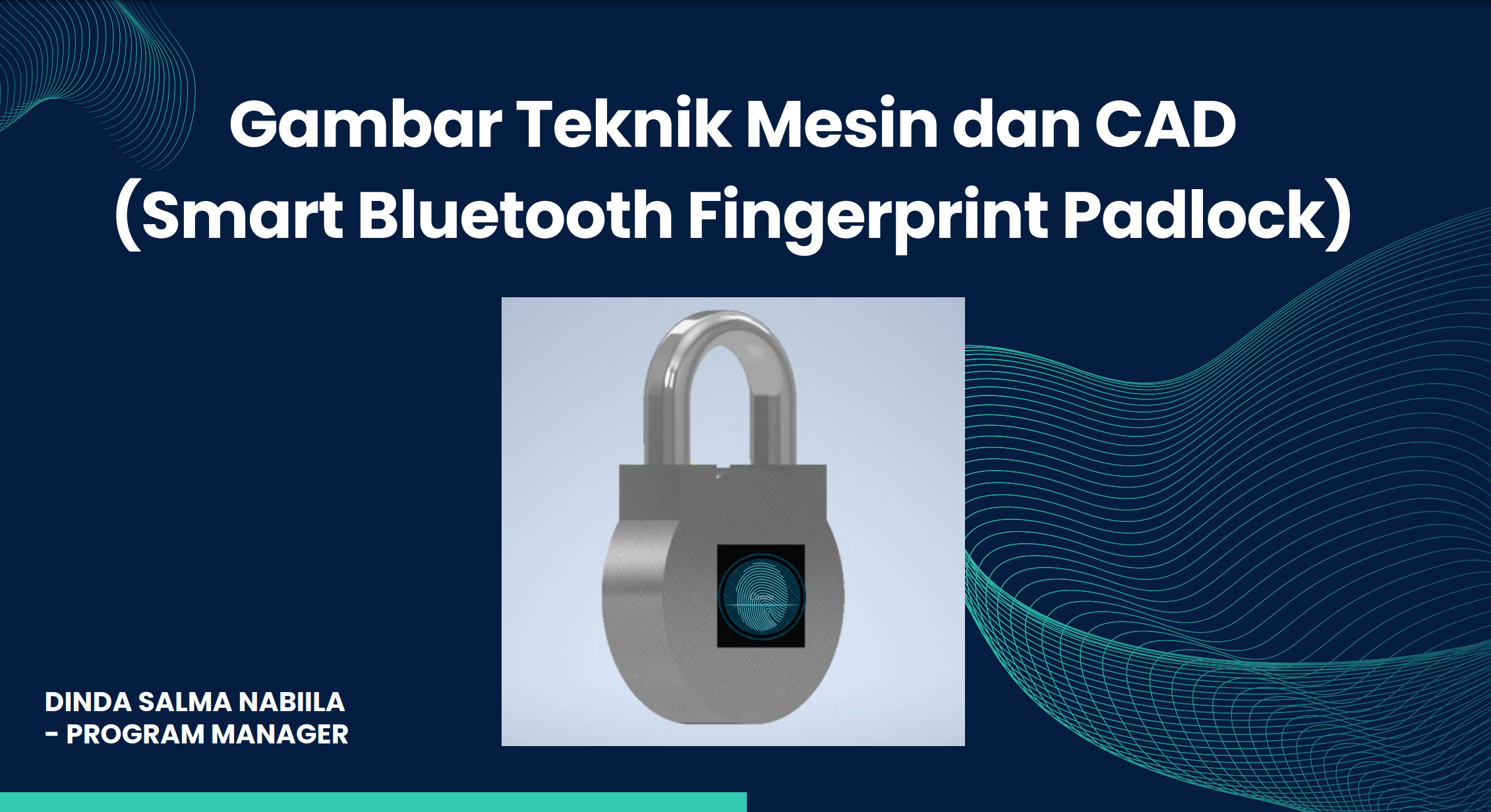 smart bluetooth fingerprint padlock slide 1