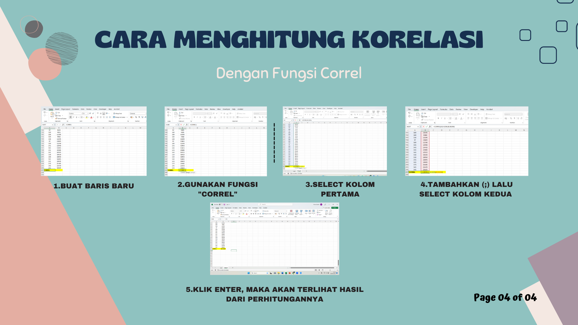 BASIC EXCEL (Formatting dan Merapihkan Data) slide 3