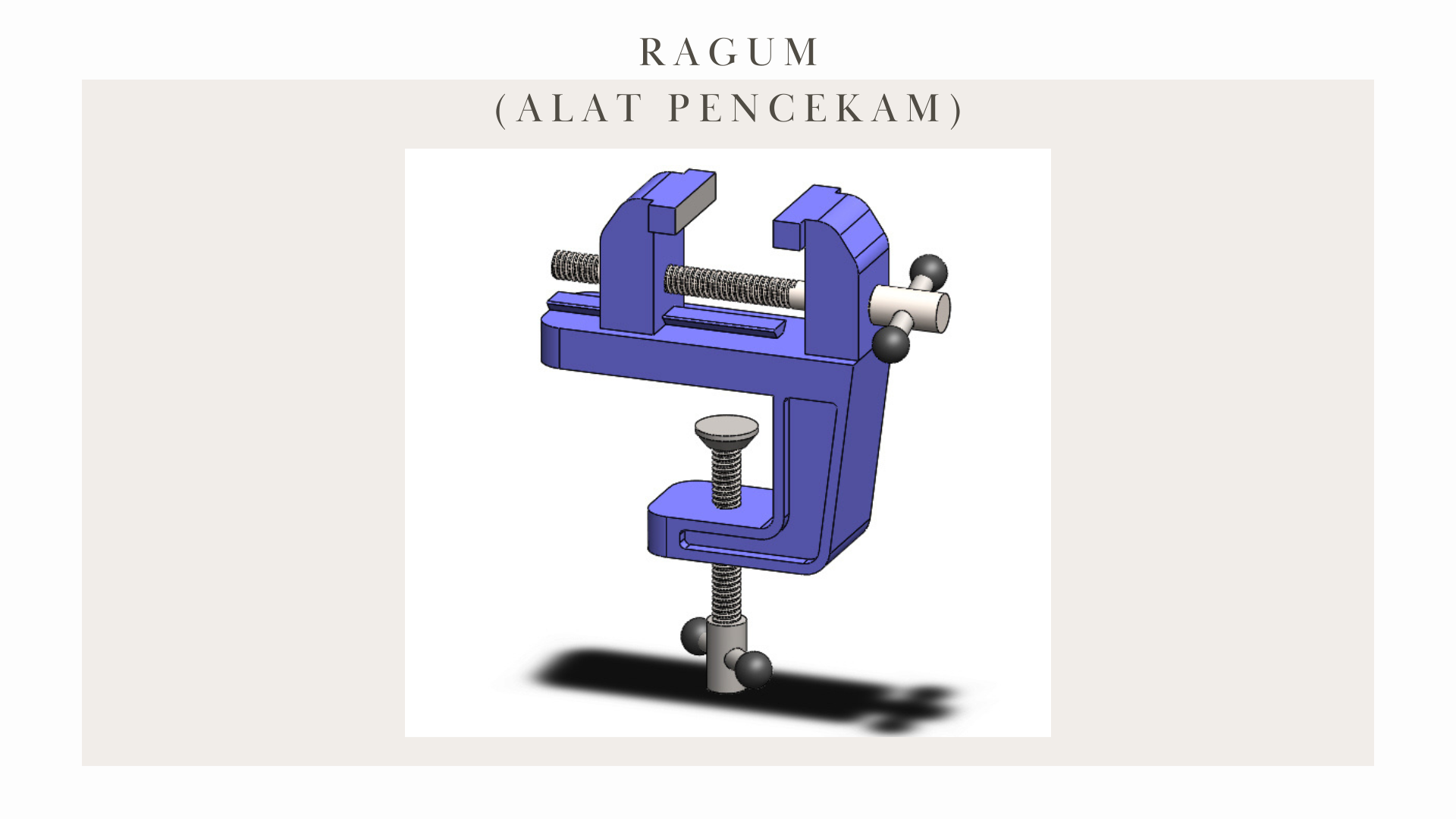 Rancang Bangun Ragum (Alat Pencekam) slide 1