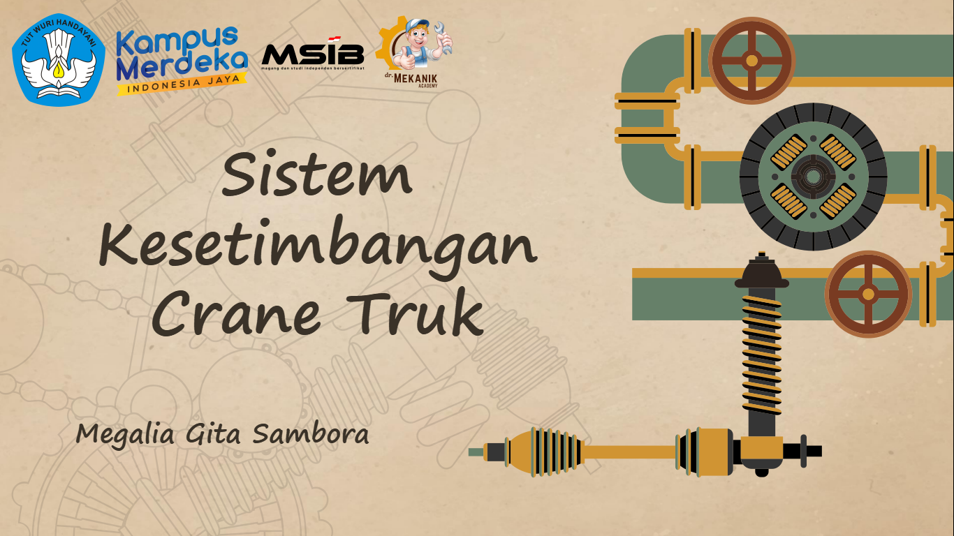 SISTEM KESETIMBANGAN CRANE TRUK slide 1
