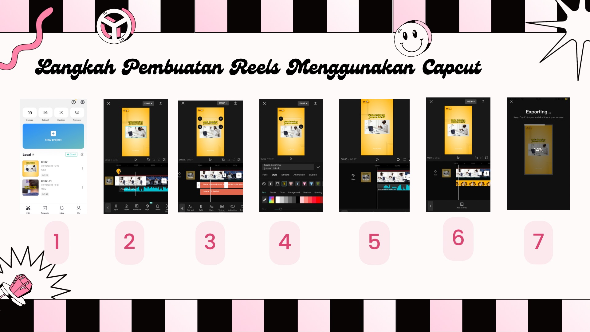 Membuat Reels Promosi Menggunakan Capcut slide 3