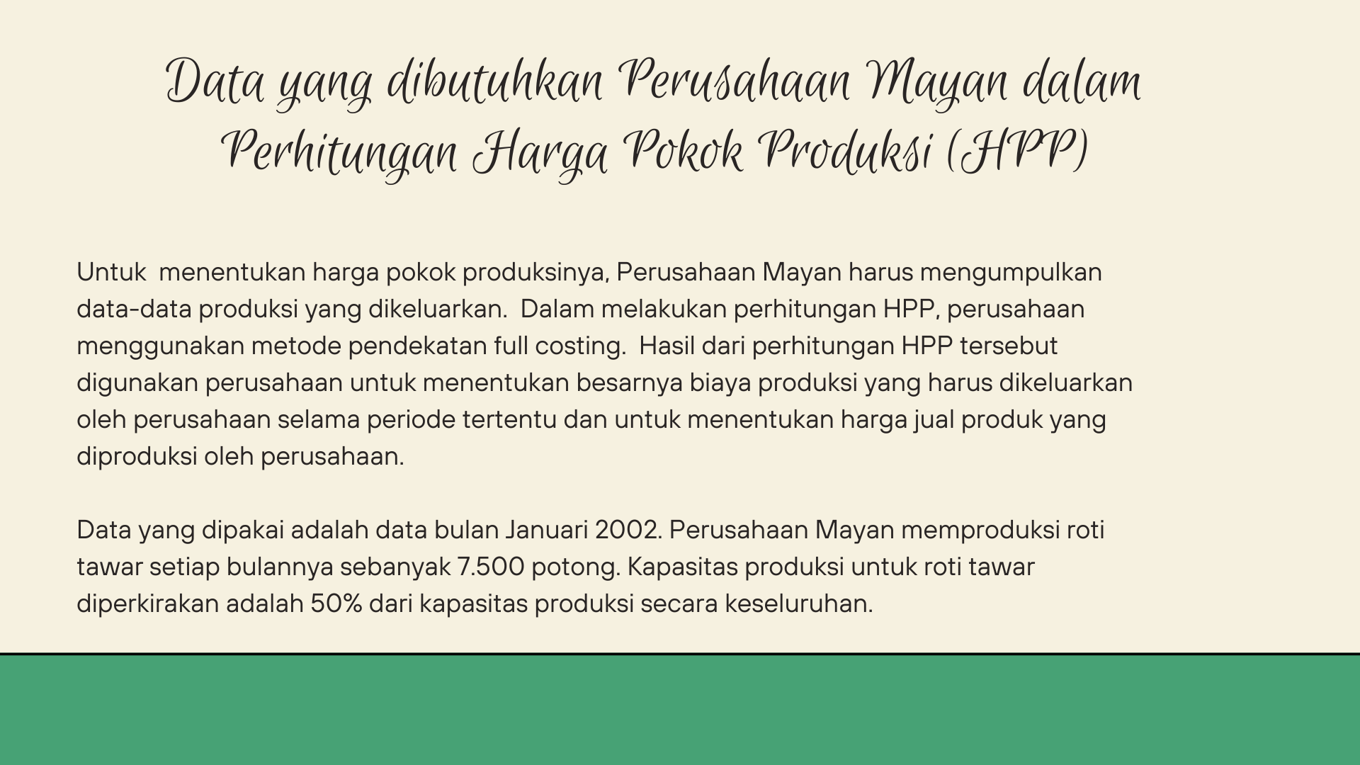 Analisis HPP Pada Industri F&B slide 3