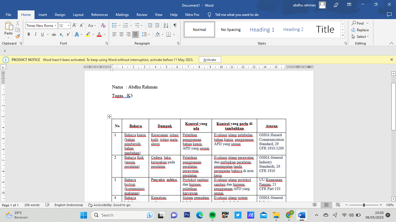 ANALISIS K3 PADA KFC slide 1