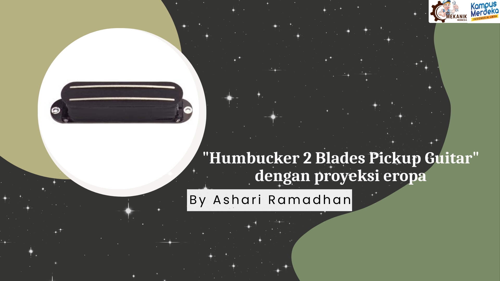 HUMBUCKER 2 BLADES PICKUP (Proyeksi Eropa) slide 1