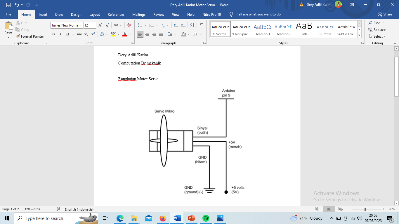 Merancang Rangkaian Motor Servo Mini slide 1