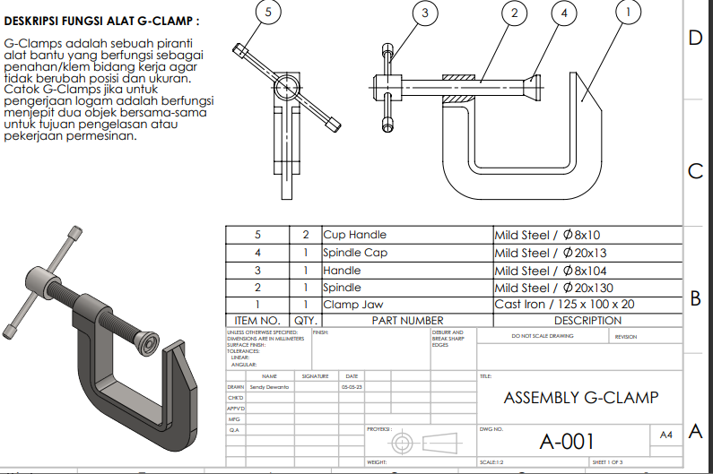 G CLAMP Sebagai Alat Pengelasan slide 1