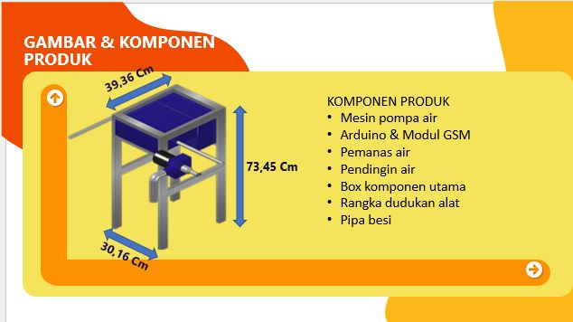 Desain alat pengontrol suhu Air menggunakan CAD slide 2