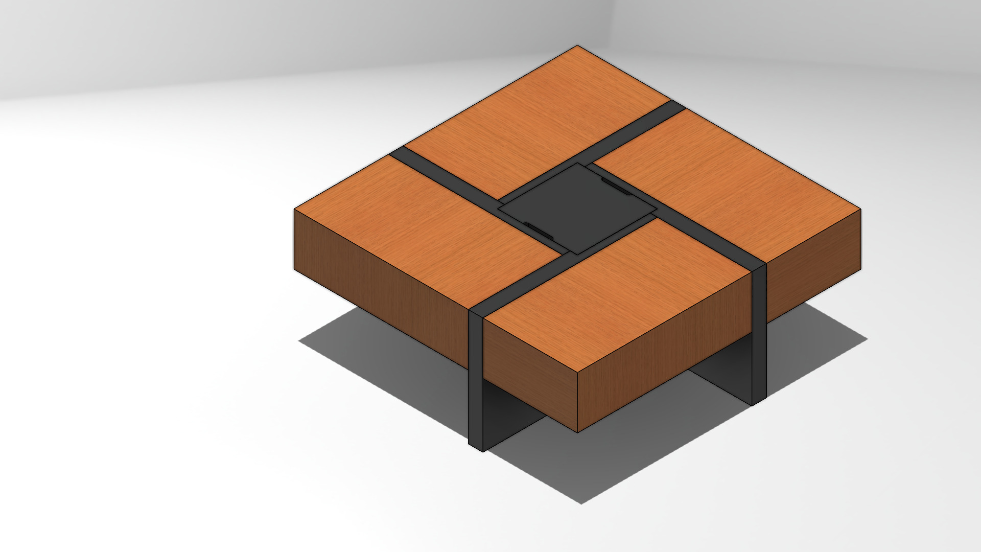 Desain Meja Ruang Tamu 2 In 1 (Solidworks) slide 1