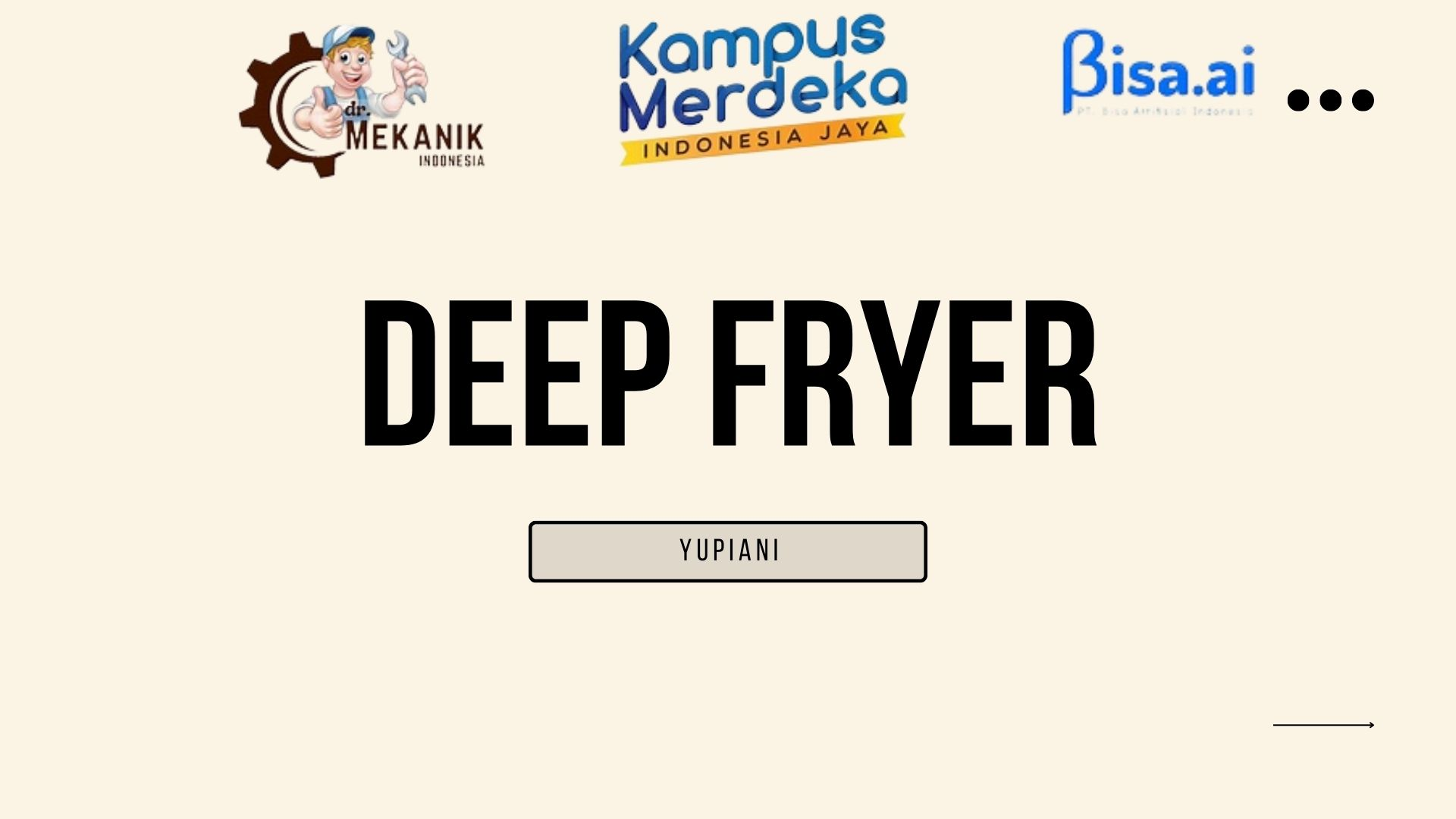 Deep Fryer menggunakan AutoCad slide 1
