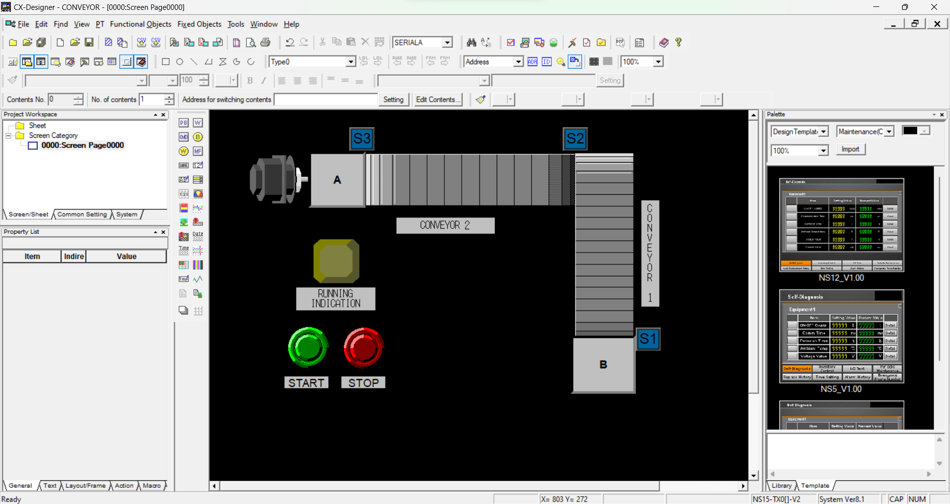 Program 2 Conveyor Menggunakan PLC Omron slide 3