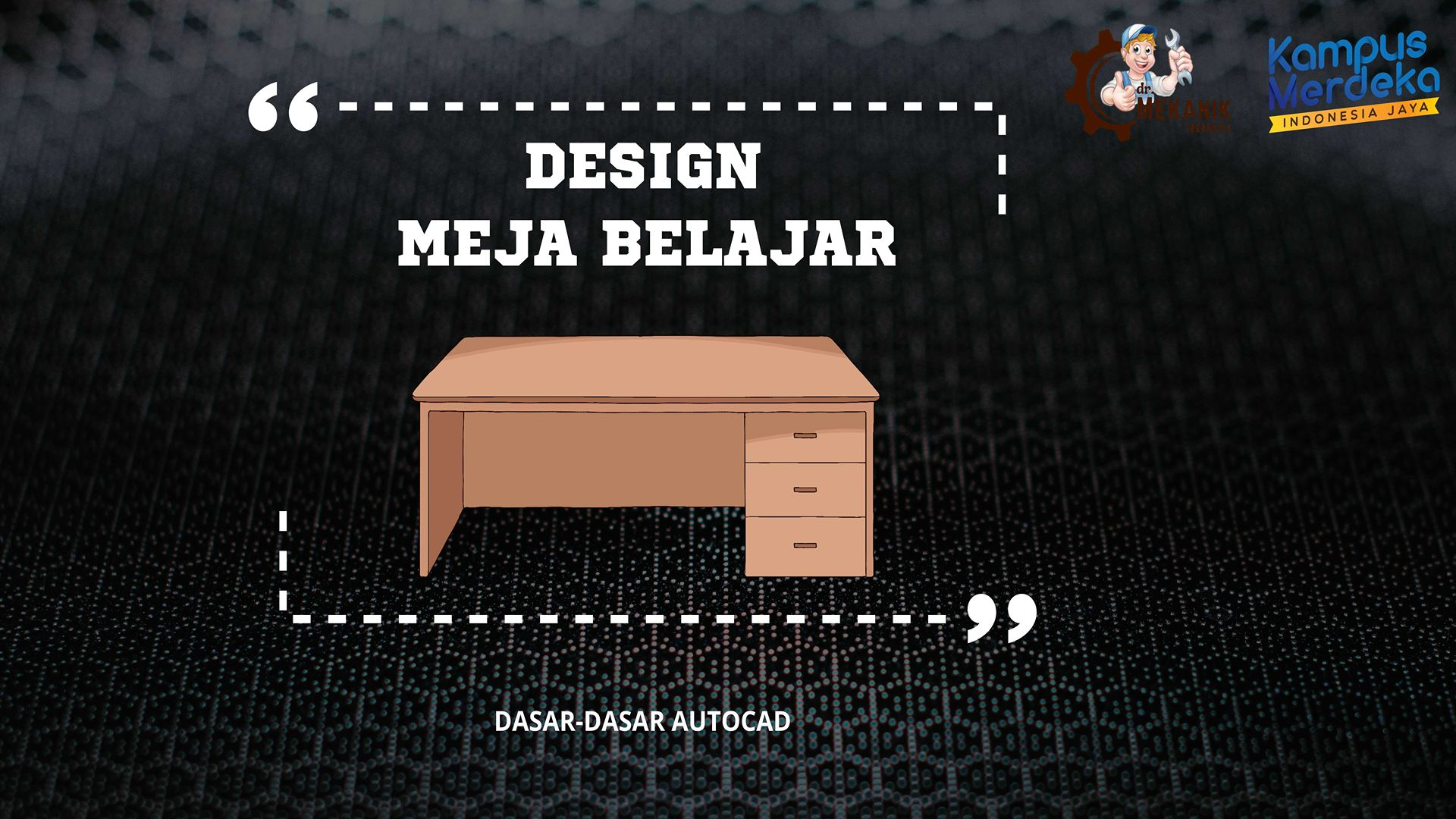 DESIGN MEJA BELAJAR slide 1