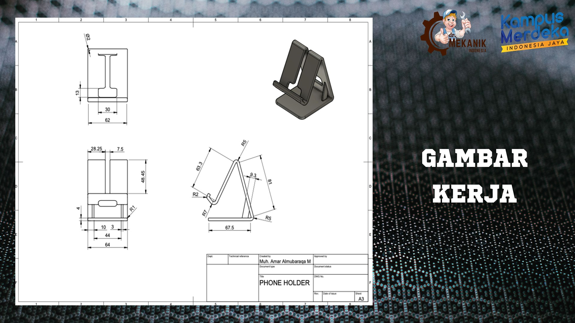 DESIGN PHONE HOLDER slide 3