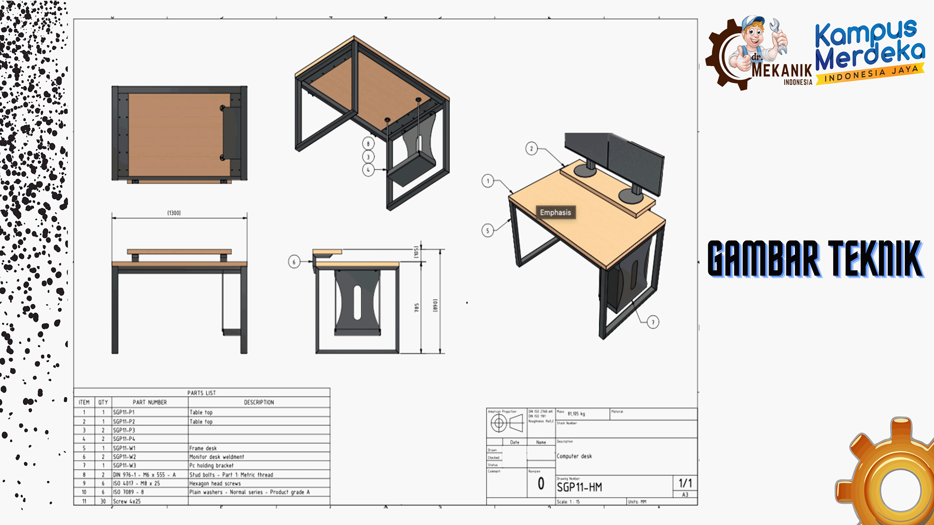DESIGN CUSTOM MEJA KOMPUTER slide 2