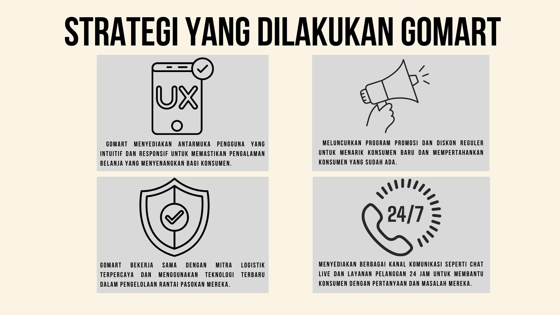GoMart: Transformasi Startup Supermarket Online di slide 2