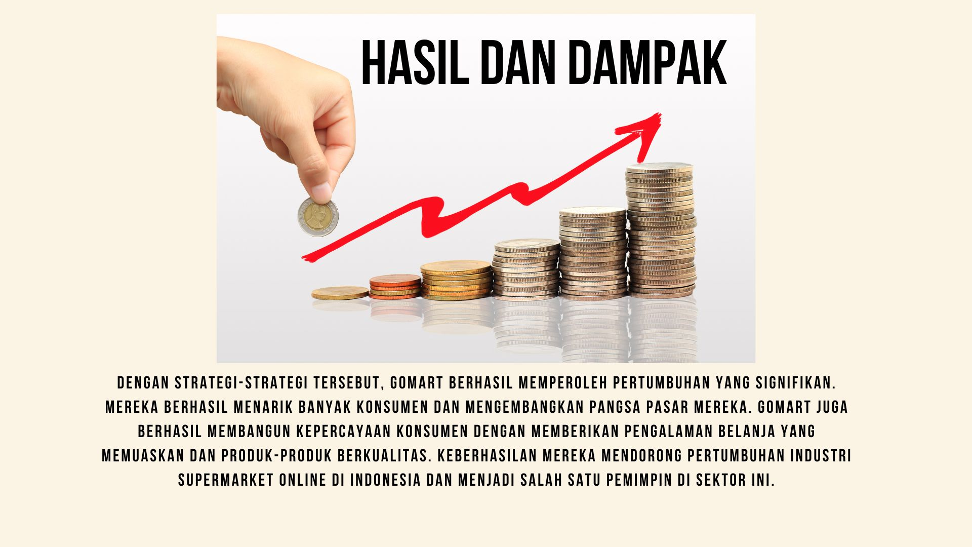 GoMart: Transformasi Startup Supermarket Online di slide 3