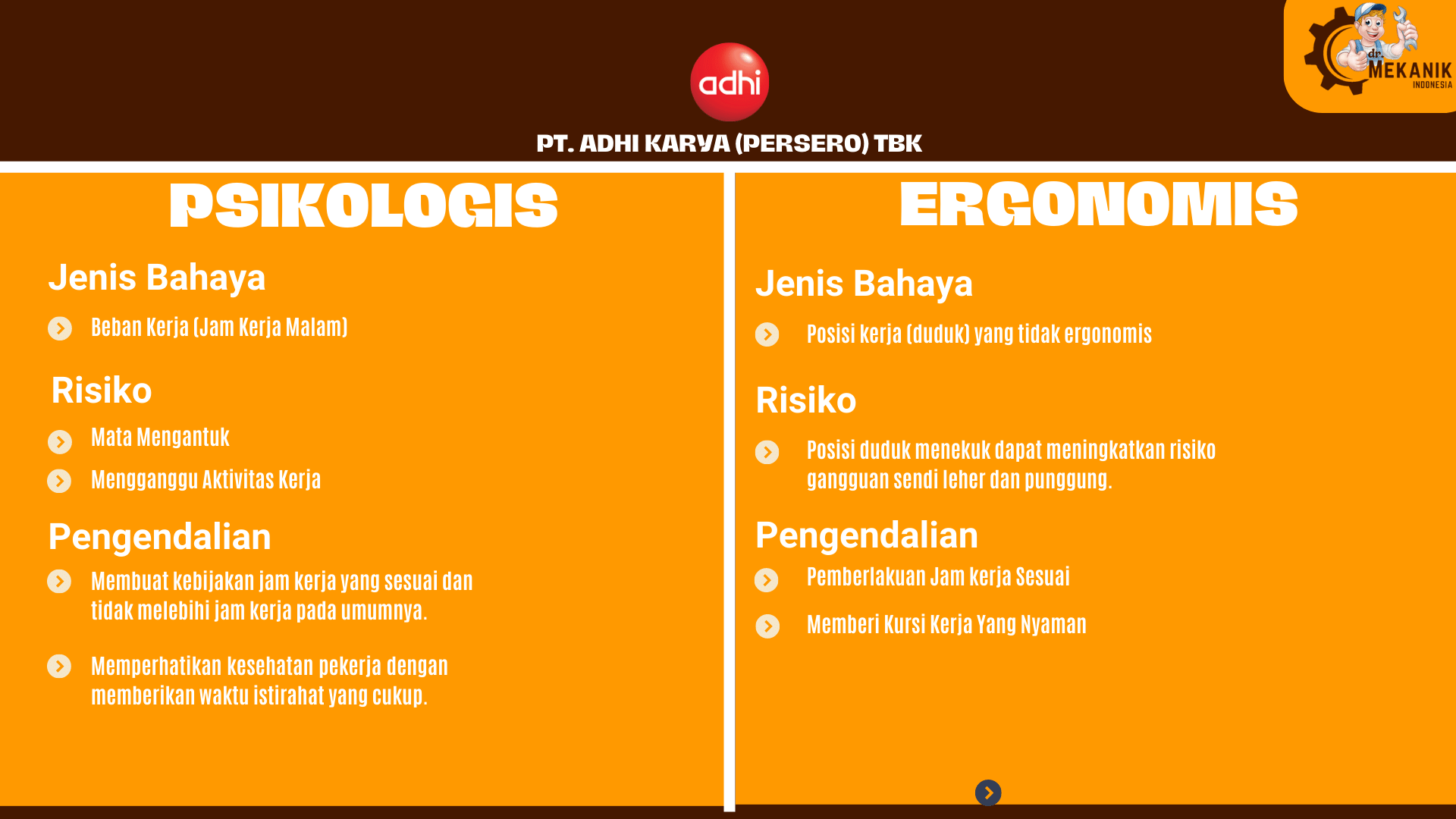 ANALISIS K3 PADA PT. ADHI KARYA (PERSERO) TBK. slide 3