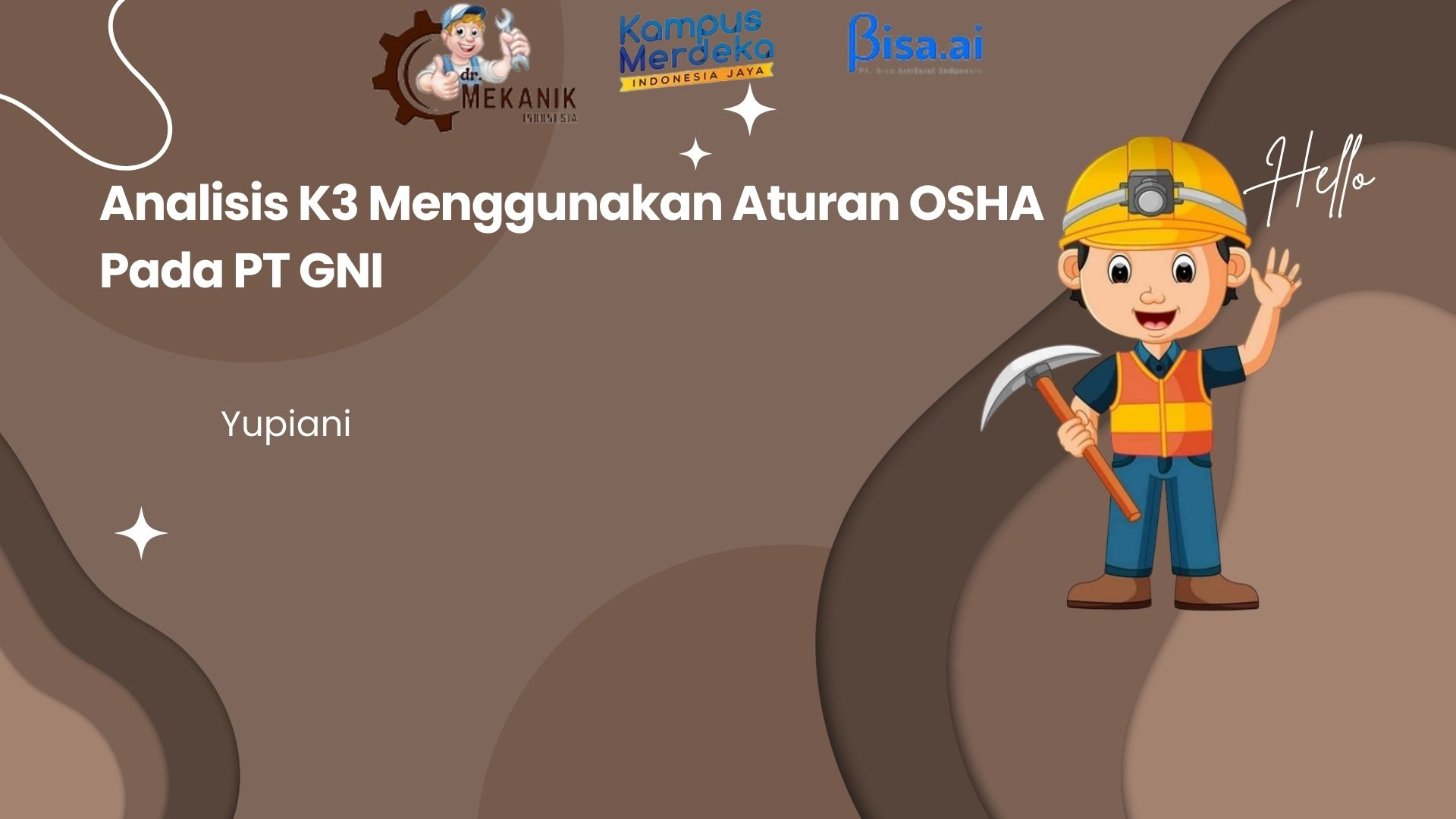 Analisis K3 Menggunakan Aturan OSHA Pada PT GNI slide 1