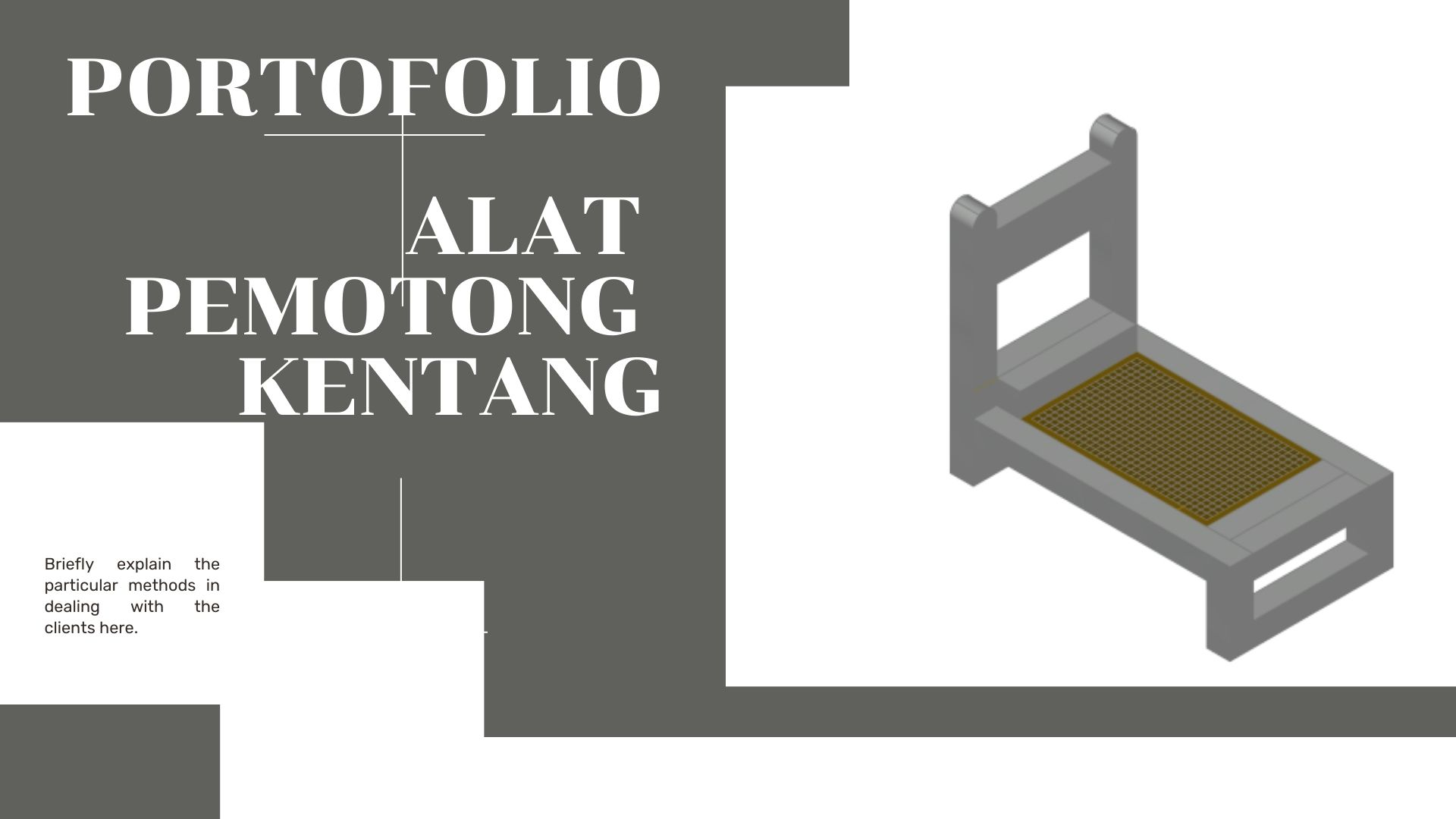 Alat Pemotong Kentang slide 1