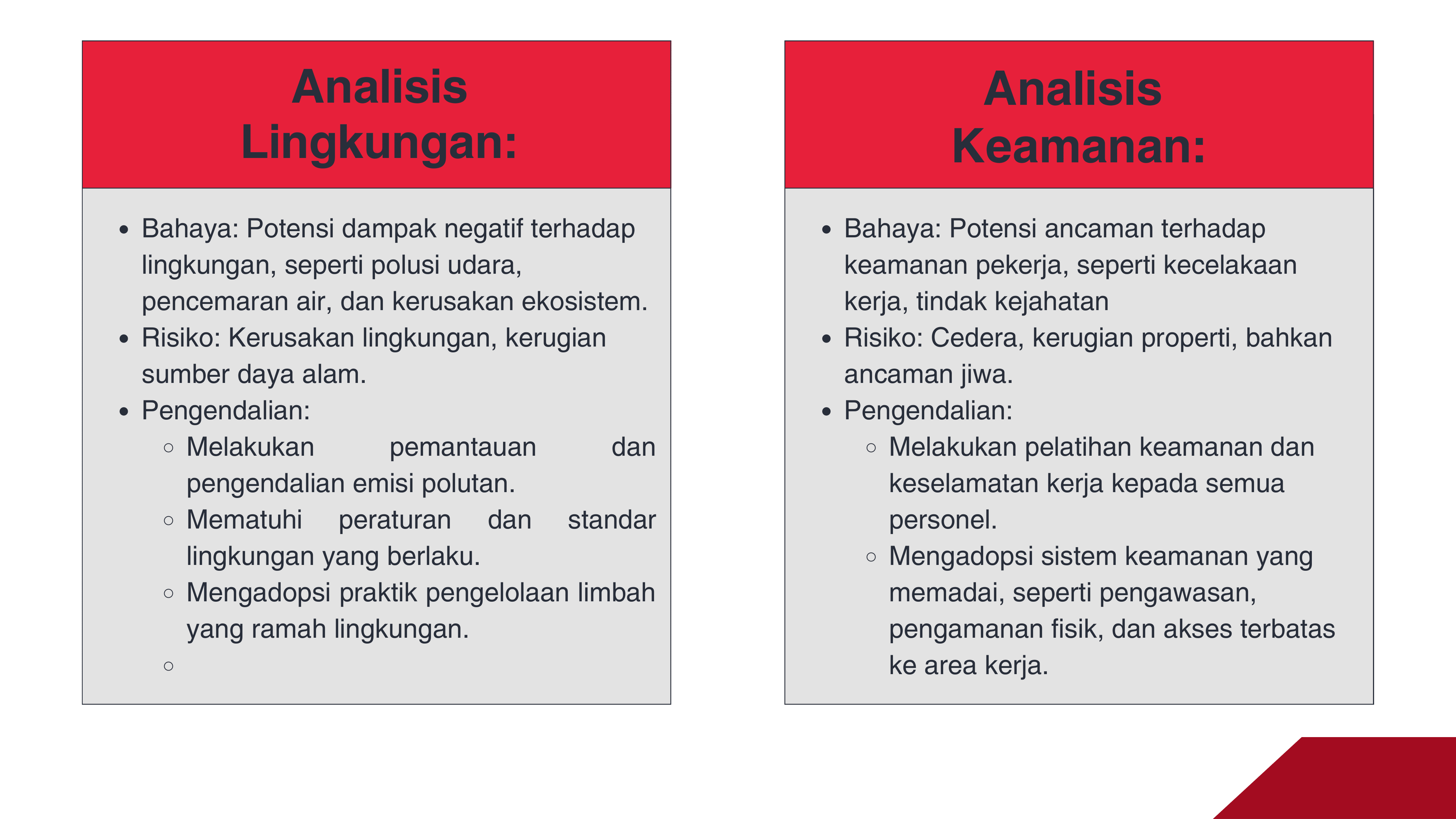 Analisis K3 Terhadap Pt Budi Gema Gempita slide 3