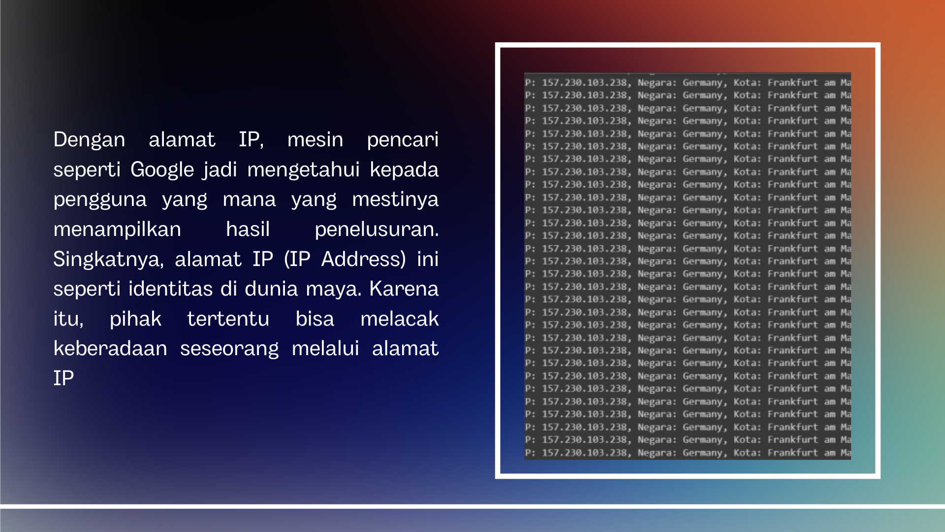 Melacak IP Berdasarkan Negara slide 2