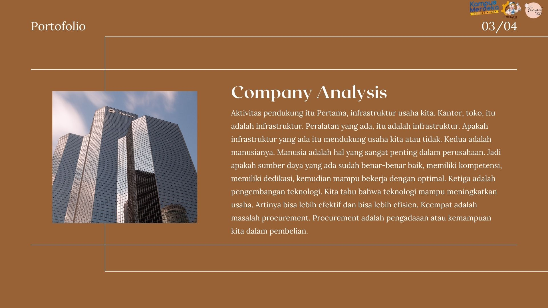 Analisis 3C Marketing Mix Jasa WO slide 2