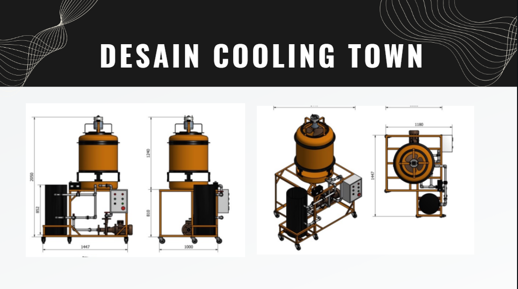 Desain Rancang Cooling Tower Menggunakan AutoCAD slide 2