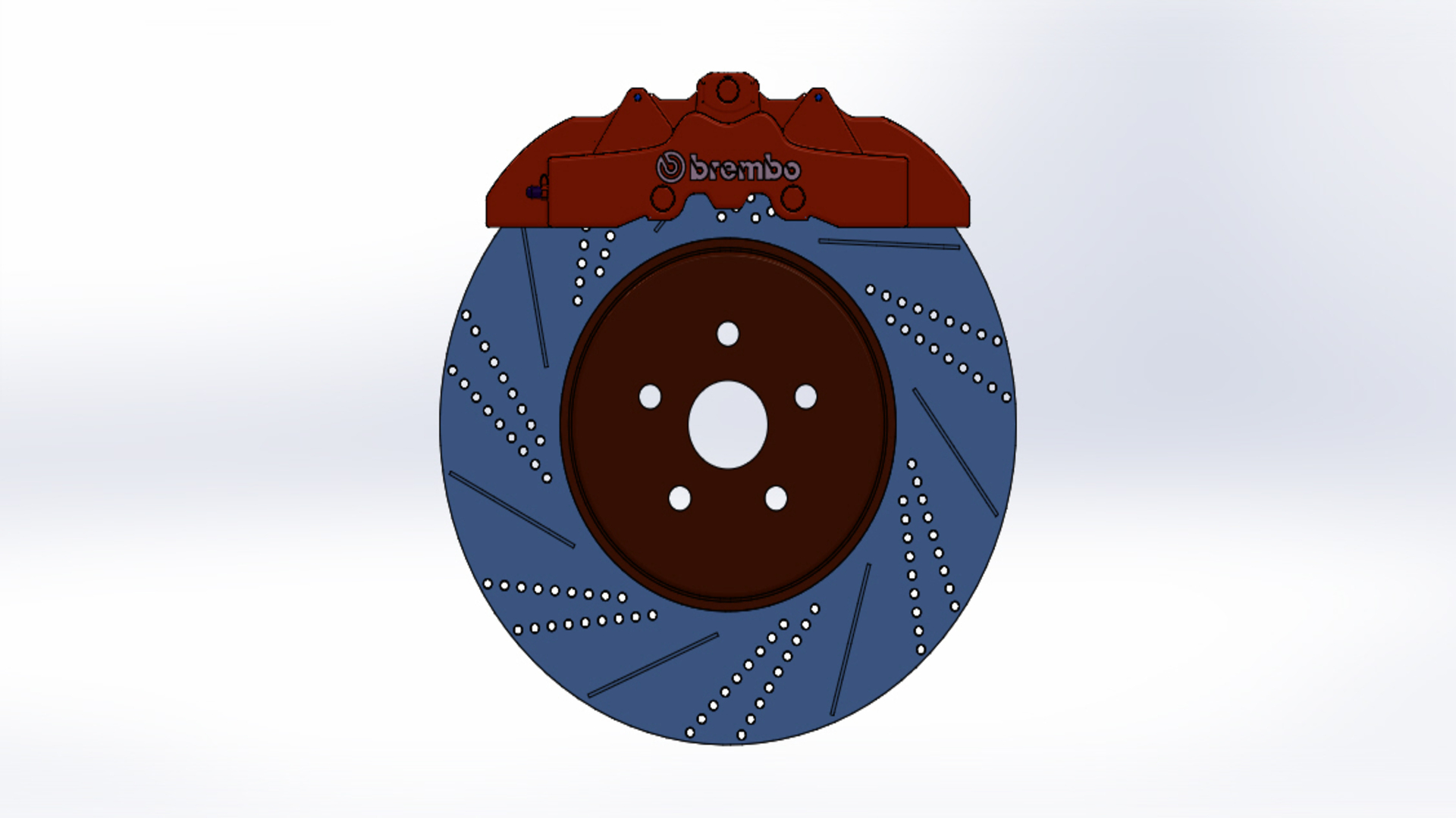 Design Disc Brake Mobil dengan Solidworks slide 1