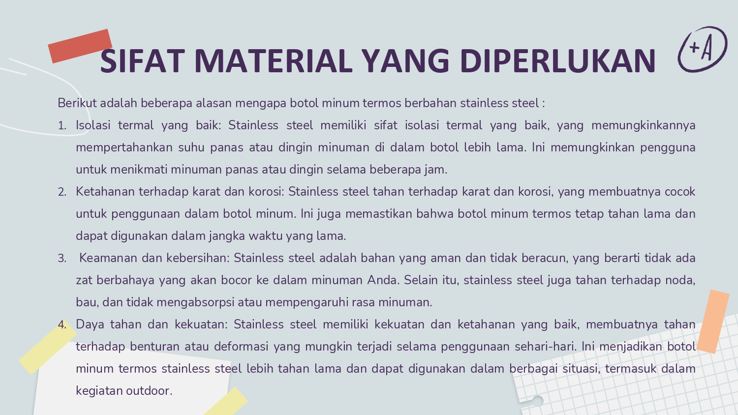 PEMILIHAN MATERIAL BOTOL MINUM TERMOS slide 3