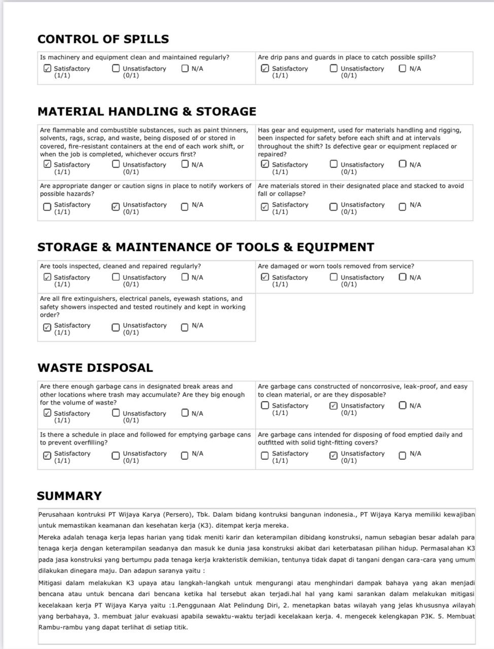Analisis K3  PT Wijaya Karya Menggunakan OSHA slide 3
