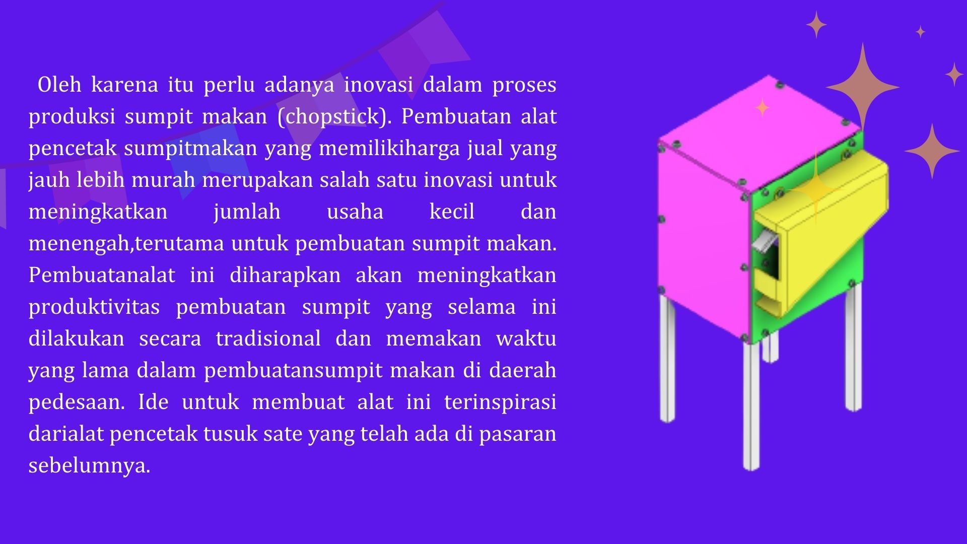 ALAT PEMBUAT SUMPIT slide 3