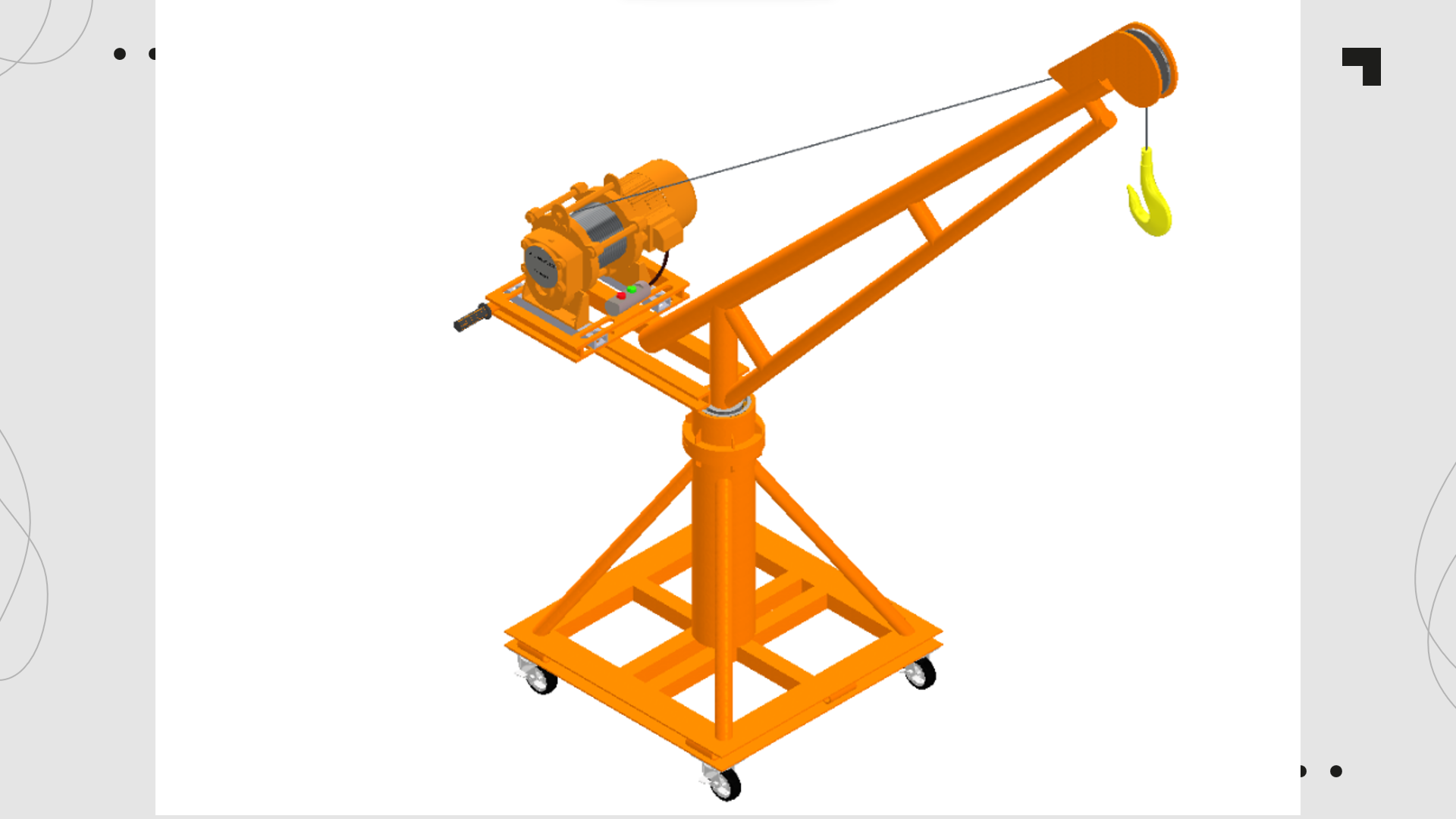 Desain Mini Crane slide 1