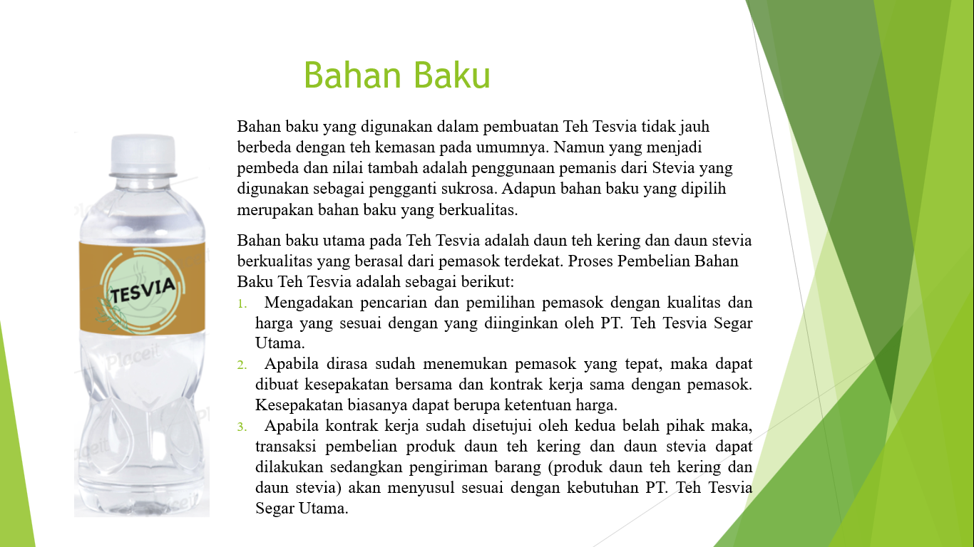 Teh Tesvia - PT Tesvia Segar Utama slide 2