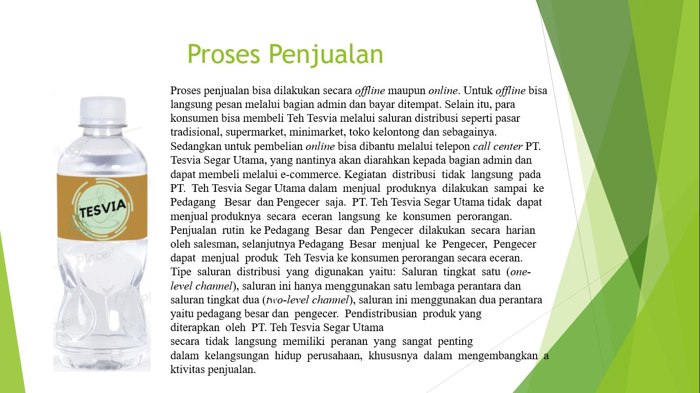Teh Tesvia - PT Tesvia Segar Utama slide 3