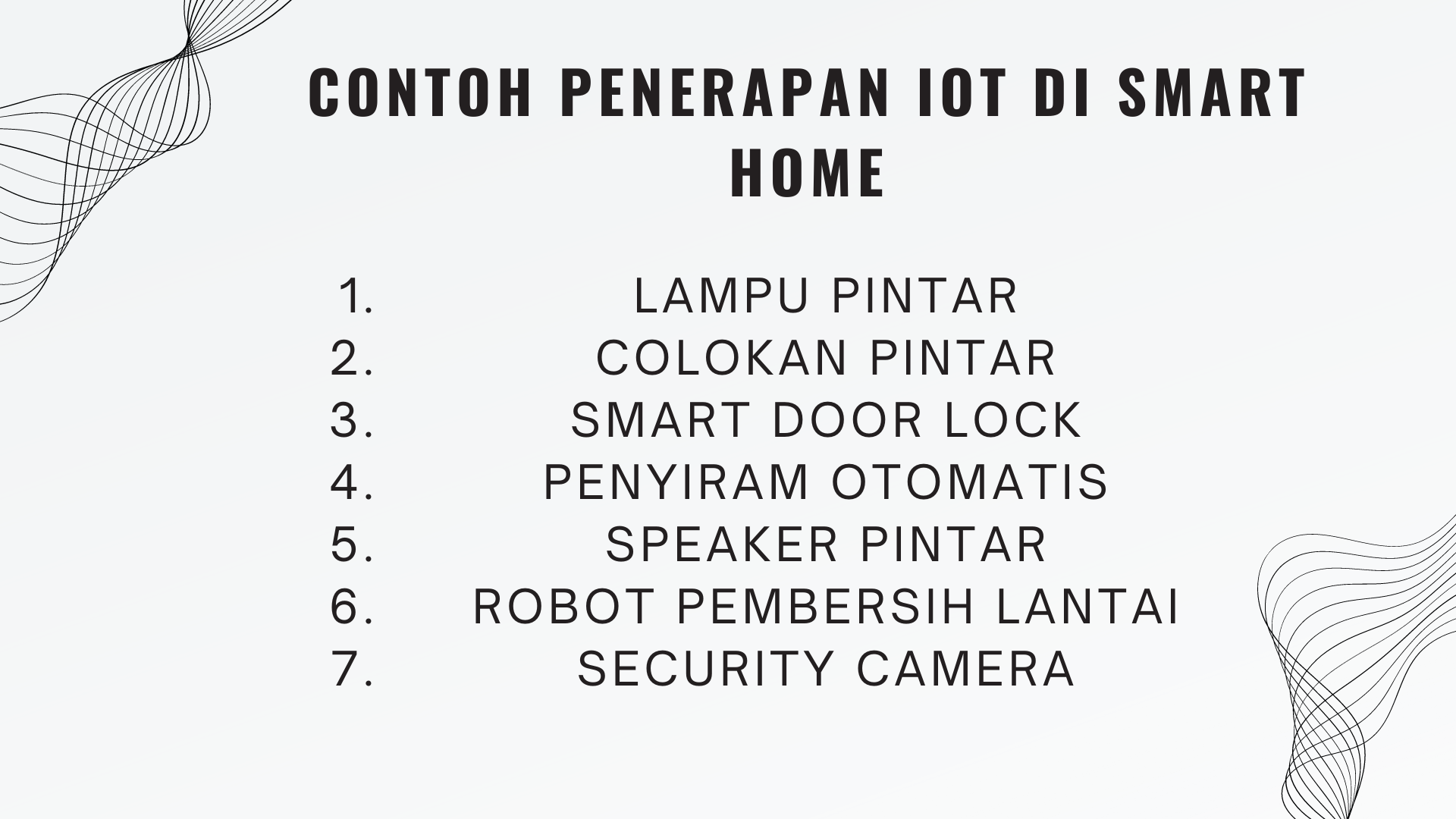 Robotic smart home slide 1